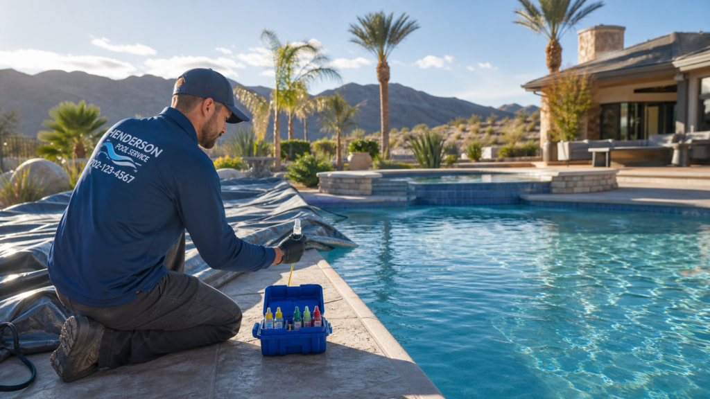 Professional pool opening service