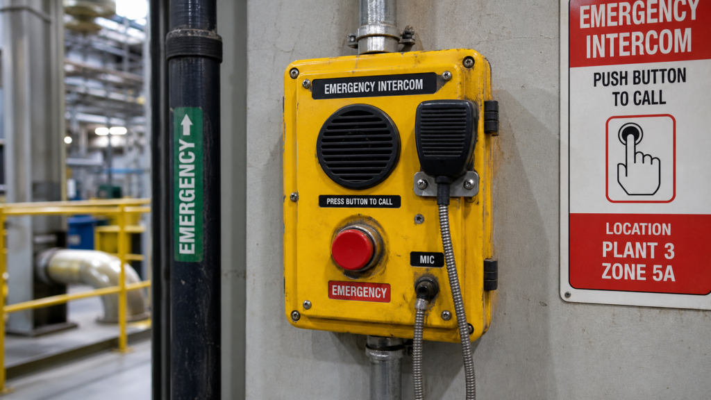 Industrial Emergency Intercom