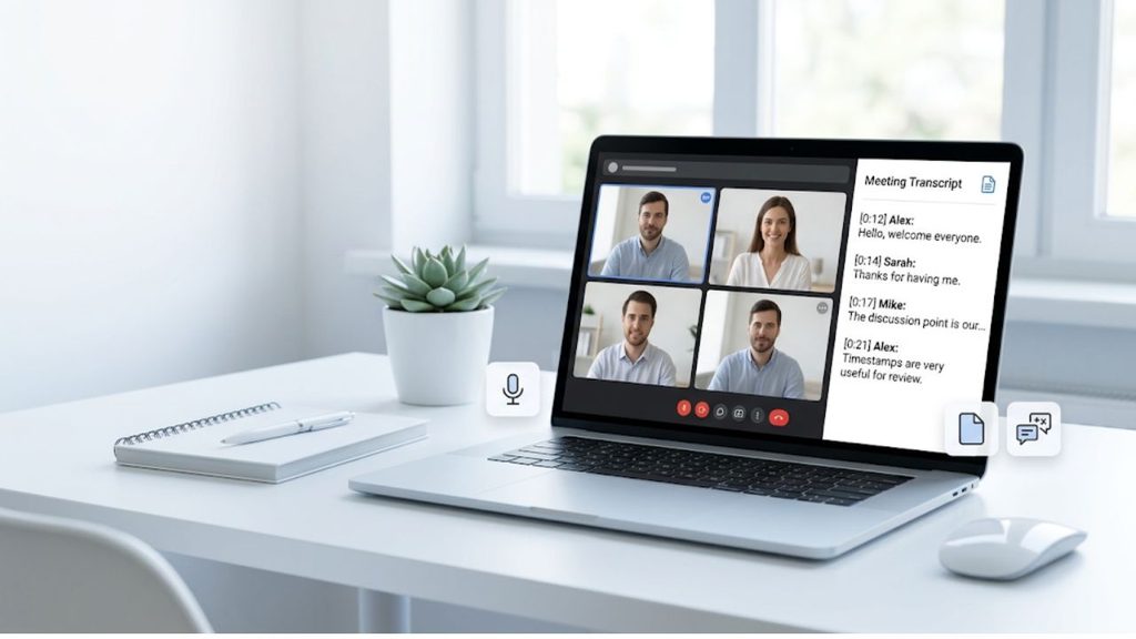 How to capture Google Meet transcripts